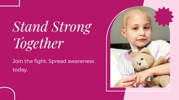 Free Cancer Awareness Youtube Thumbnail Cover Template to Edit Online