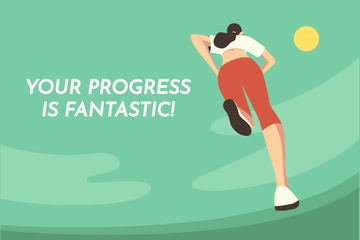 Free Healthy Lifestyle Postcard Template to Edit Online