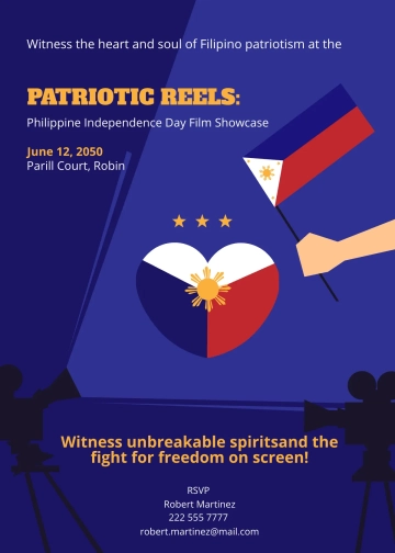 Free Philippine Independence Day Invitation Template to Edit Online