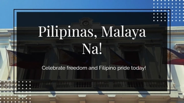 Free Philippine Independence Day Youtube Thumbnail Cover Template to Edit Online