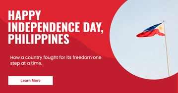 Free Philippine Independence Day Blog Banner Template to Edit Online