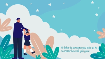 Free Father's Day Background Template to Edit Online