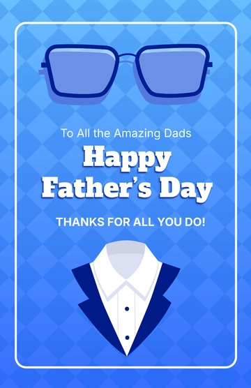 Free Father's Day Poster Template to Edit Online