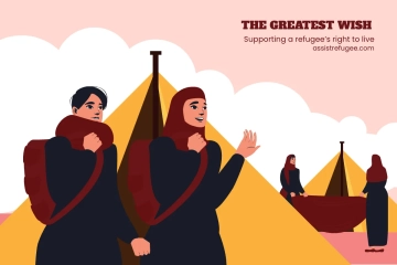 Free World Refugee Day Blog Banner Template to Edit Online