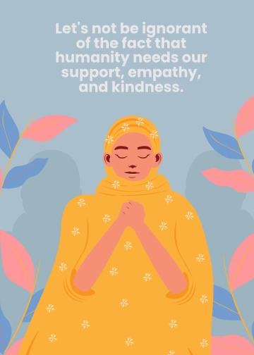 Free World Refugee Day Message Template to Edit Online