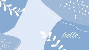 Free Blue Background Presentation Template to Edit Online