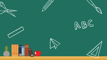 Free School Background Presentation Template to Edit Online