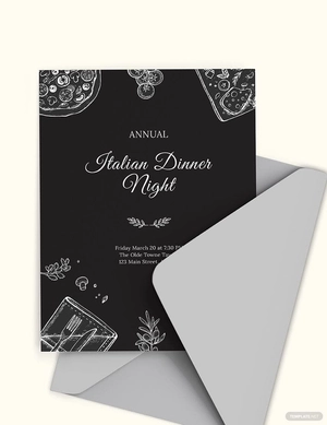 Annual Dinner Invitation Template