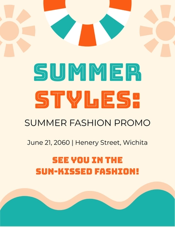 Free June Solstice Promotion Template to Edit Online