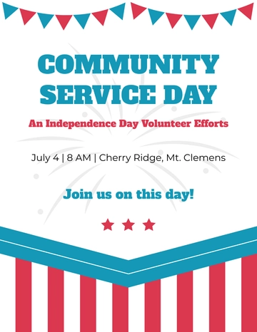 Free 4th of July Promotion Template to Edit Online