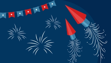 Free 4th of July Background Template to Edit Online