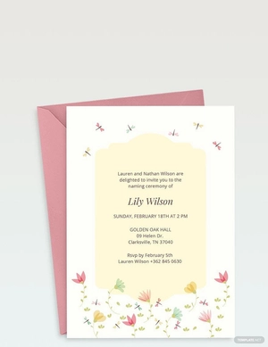 Ceremony Invitation Template