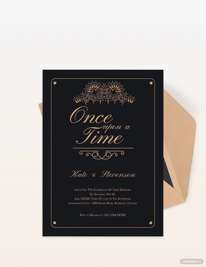 Fairytale Wedding Invitation Template