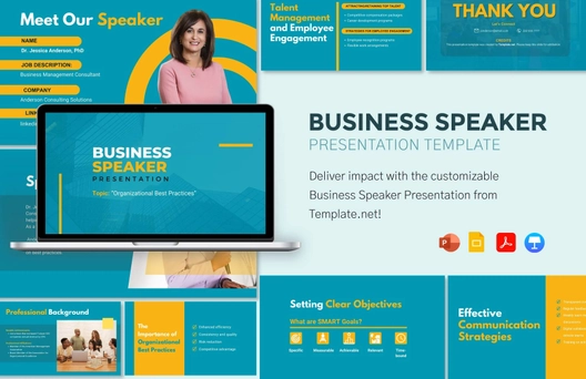 Business Speaker Template