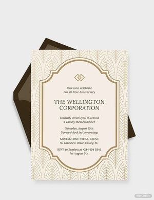 Company Anniversary Invitation Template