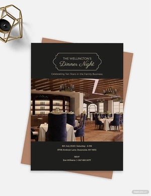 Corporate Invitation Card Template