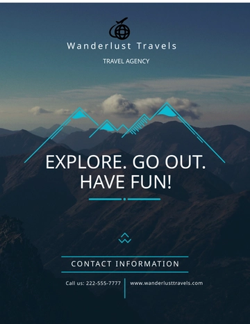 Free Travel Agency Flyer Template to Edit Online