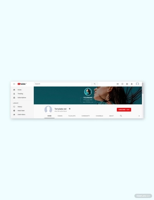 YouTube Channel Art Fashion Template