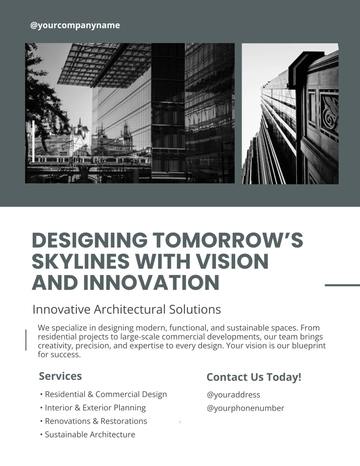Architectural Firm Flyer Template - Edit Online & Download Example