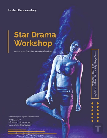 Free Workshop Flyer Template to Edit Online