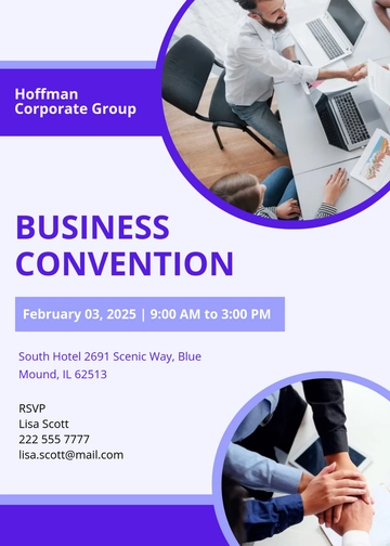 Free Business Invitation Template to Edit Online
