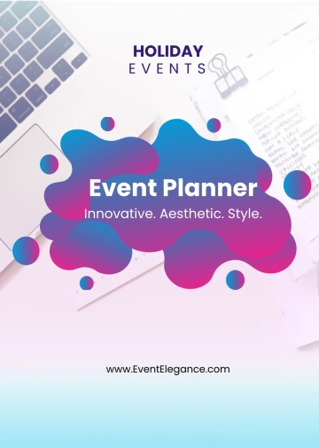 Free Event Planner Table Tent Template to Edit Online