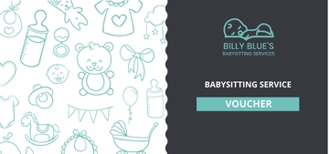 Free Babysitting Voucher Template to Edit Online