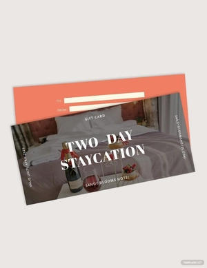 Card Gift Voucher template