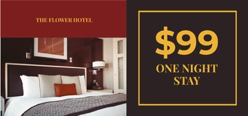 Free Hotel Gift Voucher Template to Edit Online