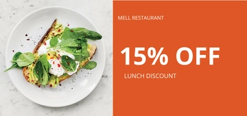 Free Lunch Discount Voucher Template to Edit Online