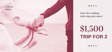 Free Wedding Anniversary Voucher Template to Edit Online