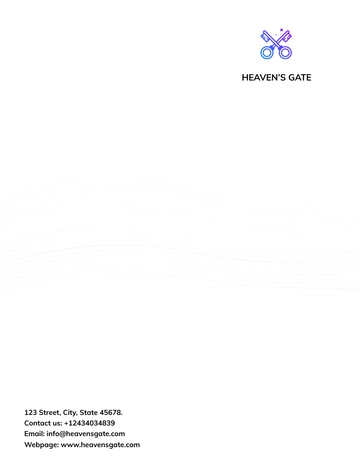 Free Massage Letterhead Template to Edit Online