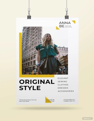Fashion Designer Poster Template