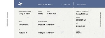 Free Vintage Travel Ticket Template to Edit Online
