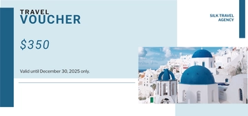 Free Travel Agency Voucher Template to Edit Online