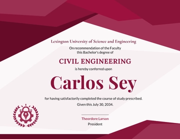 Free College Diploma Certificate Template to Edit Online