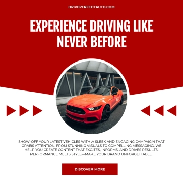 Free Automobile Instagram Ad Template to Edit Online