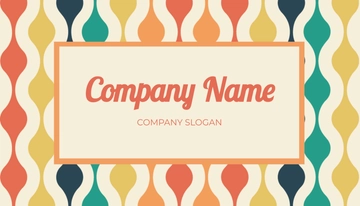 Free Funky Business Card Template to Edit Online