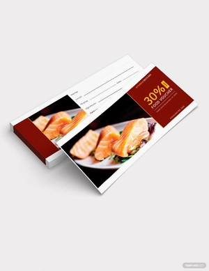 Dinner Food Voucher Template