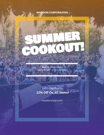 Free Summer Cookout Flyer Template to Edit Online Free Summer Cookout Flyer Template to Edit Online