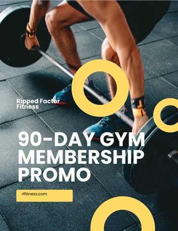 Free Gym Membership Flyer Template to Edit Online