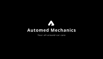 Free Chalkboard Auto Repair Business Card Template to Edit Online