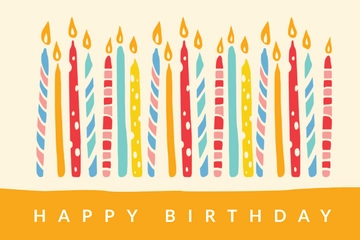 Free Birthday Postcard Template to Edit Online