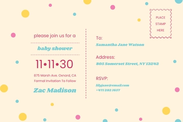 Free kids party postcard template to Edit Online