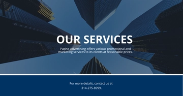 Free Business Services Facebook Ad Banner Template to Edit Online