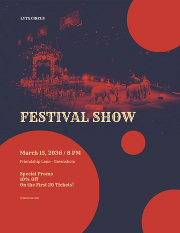 Free Circus Flyer Template to Edit Online Free Circus Flyer Template to Edit Online