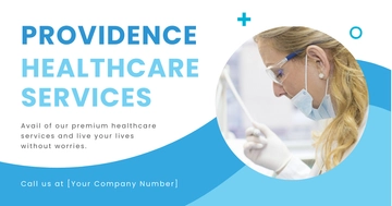 Free Health Care Facebook Ad Banner Template to Edit Online