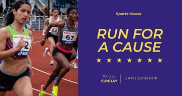 Free Sports Facebook Ad Banner Template to Edit Online