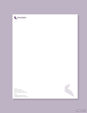 Civil Contractor Letterhead Template