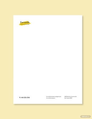 Cleaning Services Letterhead Template